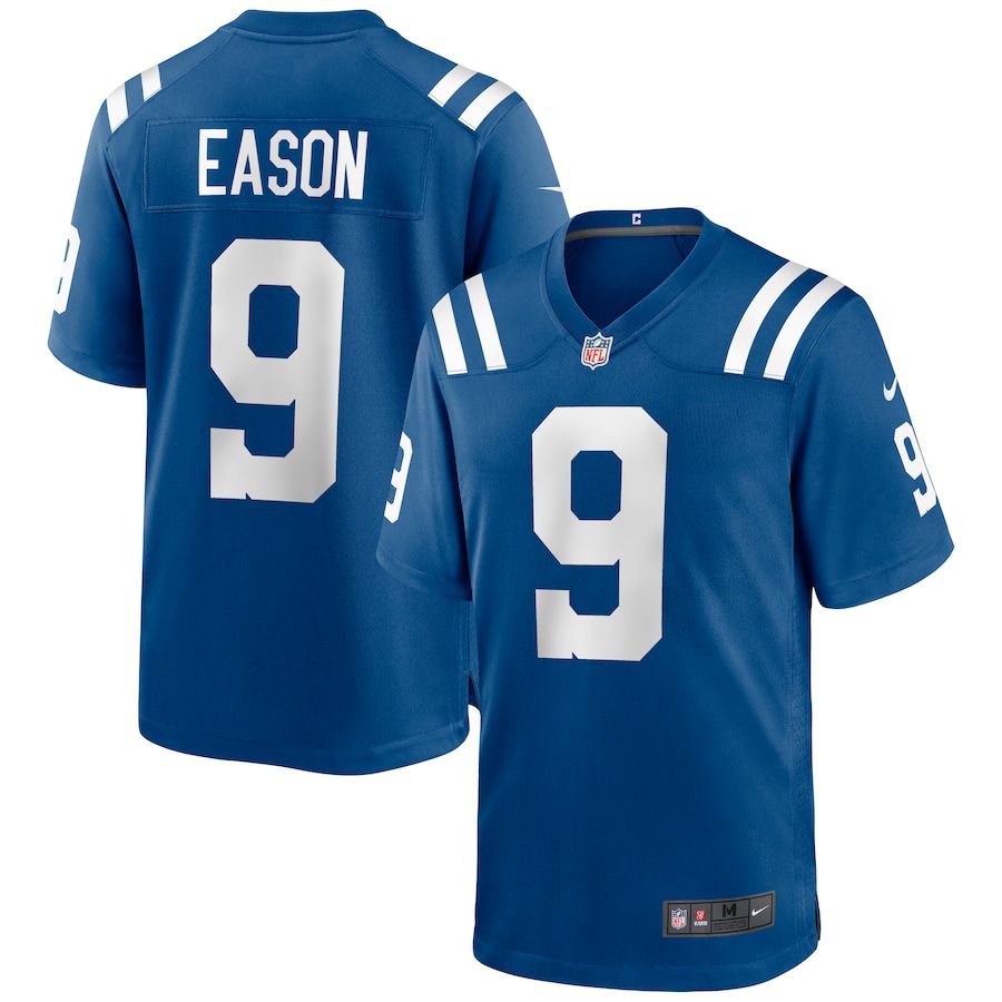 Men Indianapolis Colts #9 Jacob Eason Nike Royal Game NFL Jersey
